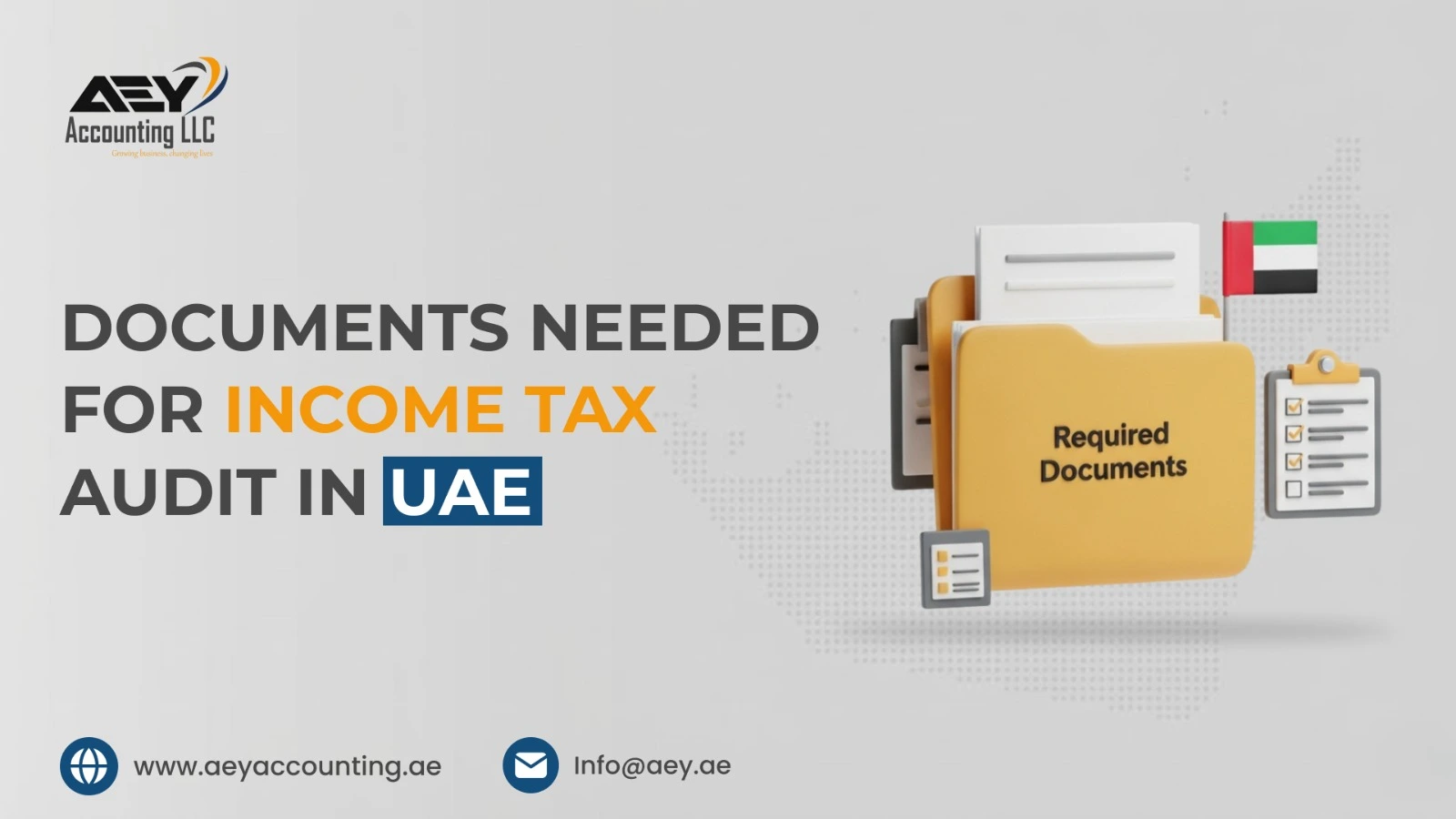 Documents Needed for Income Tax Audit in UAE