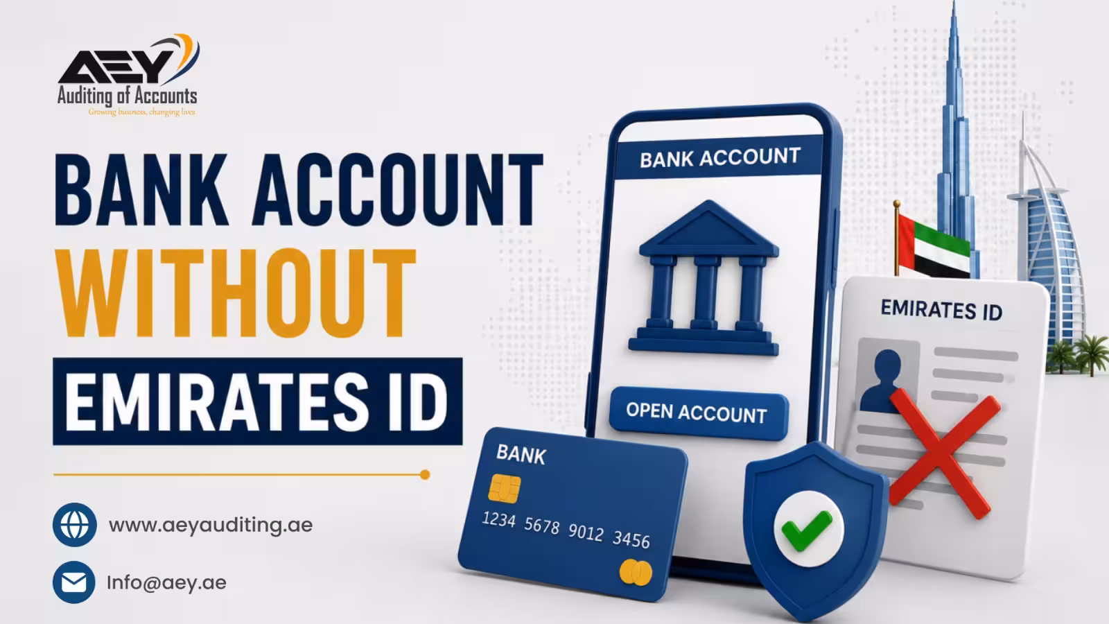 UAE Bank Account Without Emirates ID Eligibility & Requirements Detailed